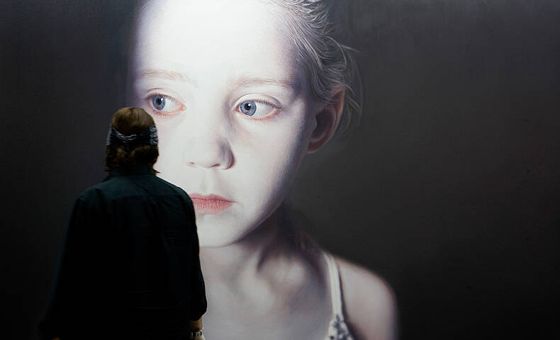 Gottfried Helnwein im Werner Berg Museum in Bleiburg