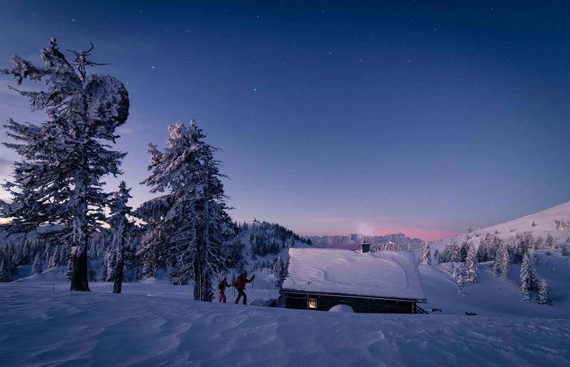 Schneeschuhwandern am Dobratsch