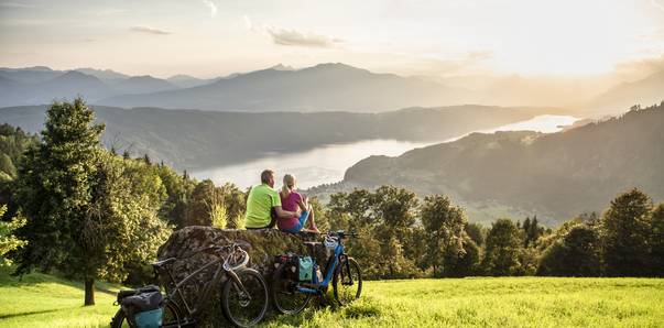 Millstätter See, Zeit zu zweit, Abendlicht, Abendstimmung, Logenplätze, Aussicht