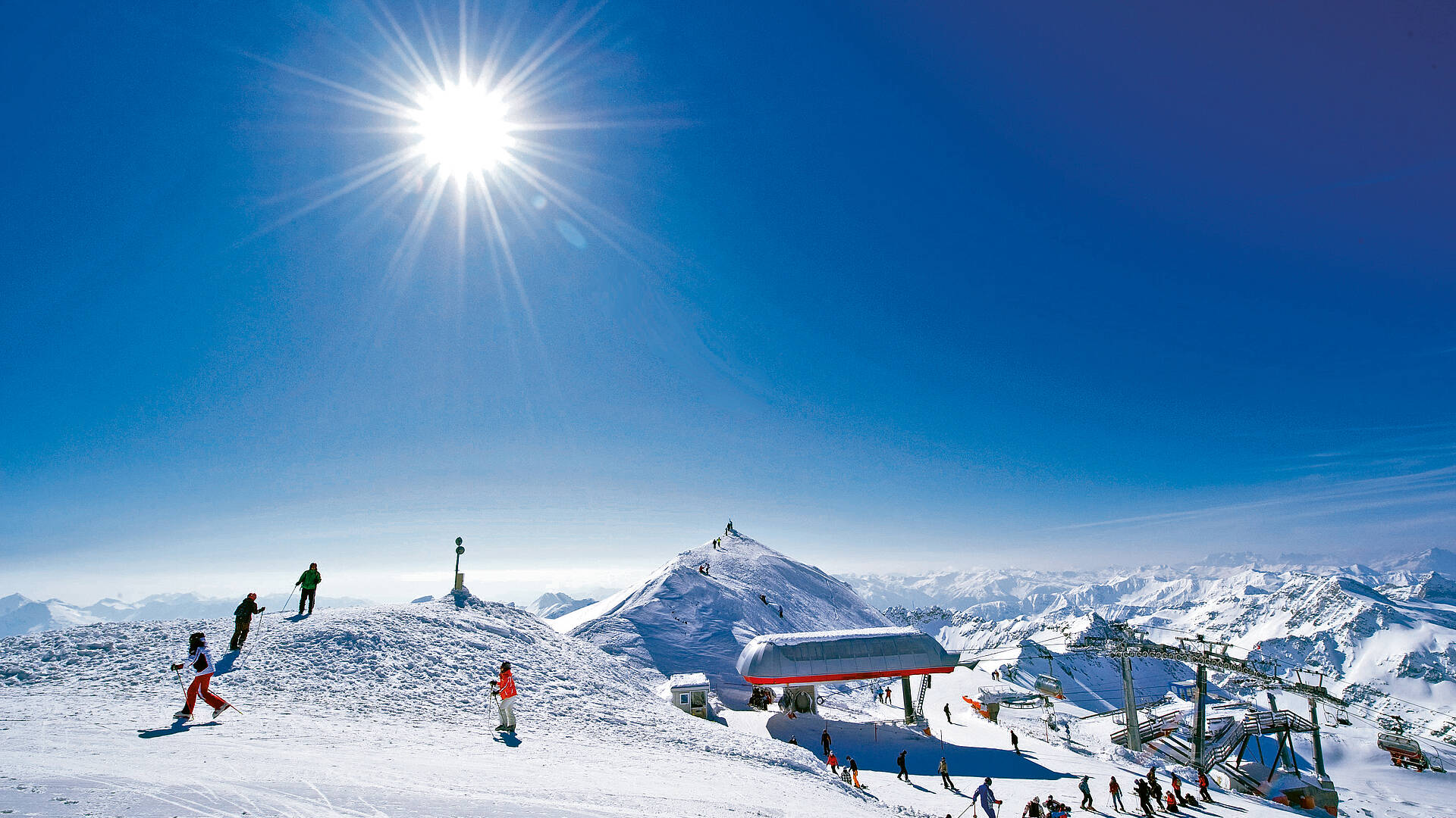 Moelltaler Gletscher Sonnenskilauf