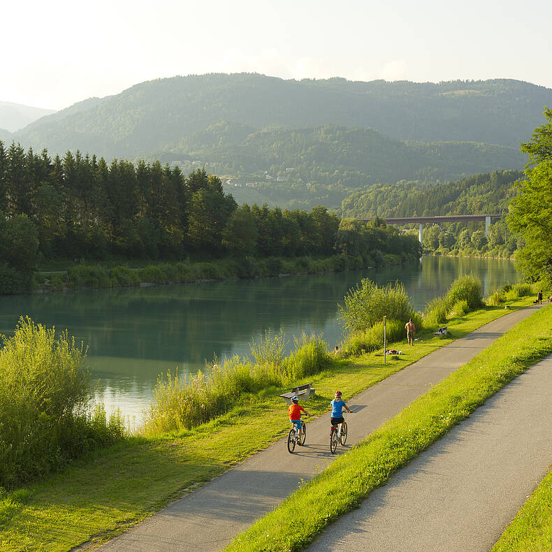 Drauradweg bei Villach