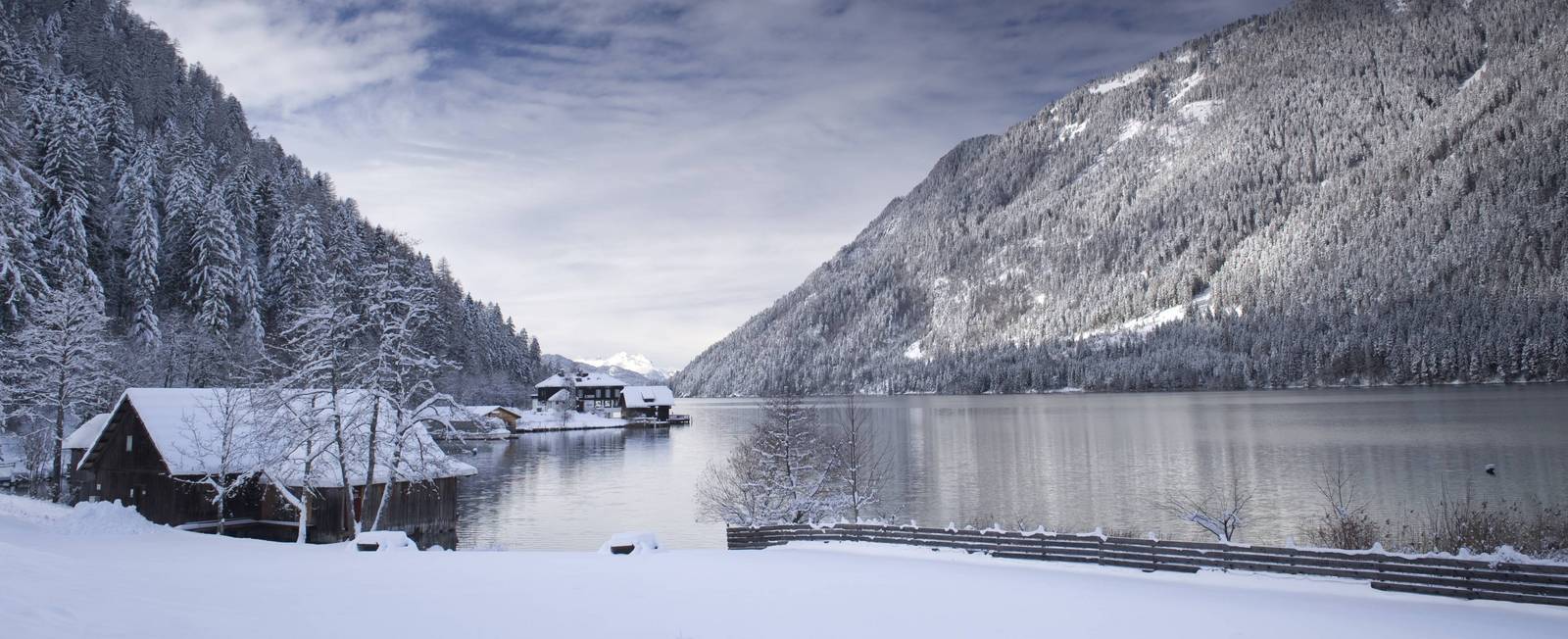 Weissensee Winterlandschaft