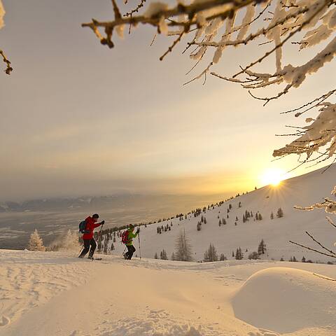 Schneeschuhwandern auf der Gerlitzen Alpe
