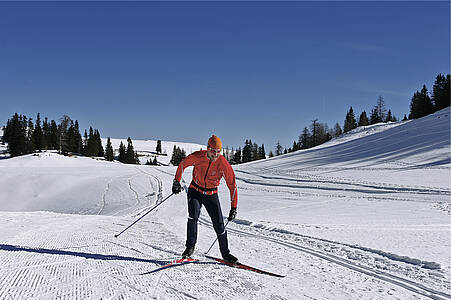 Běh na lyž&iacute;ch v regionu Villach