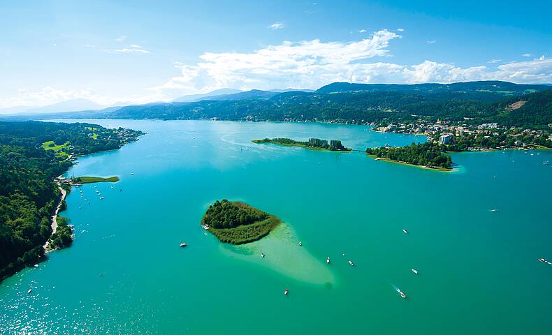 Wörthersee mit seinen wunderbaren Blautönen