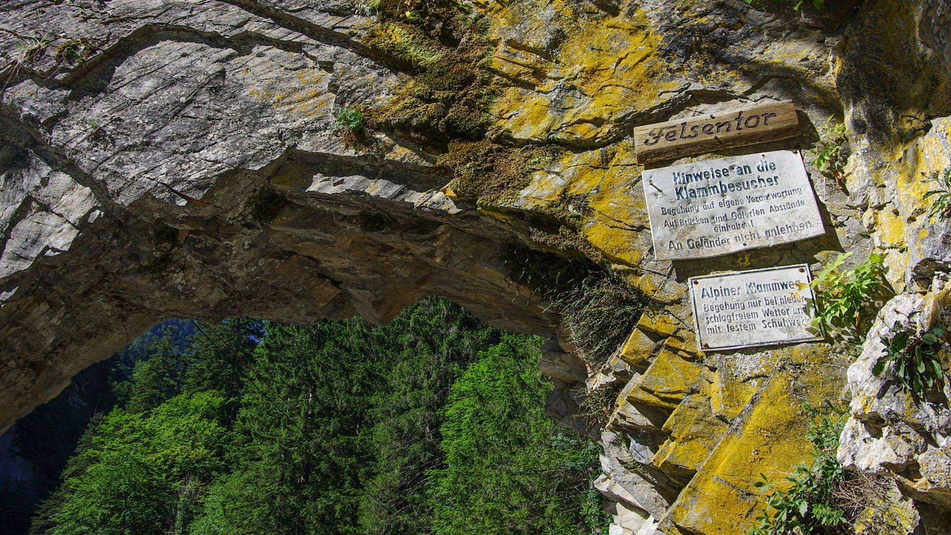 Mauthner Klamm Felsentor