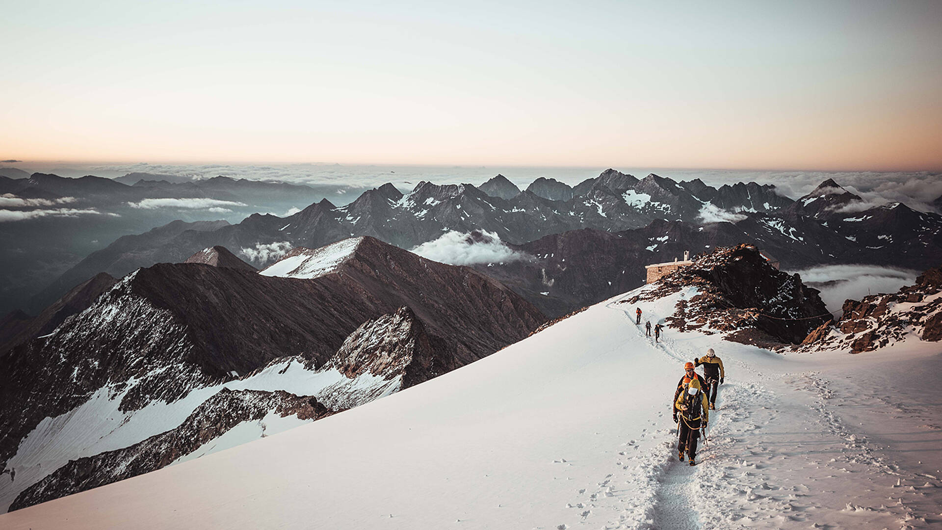 Großglockner Besteigung Zustieg Kleinglockner