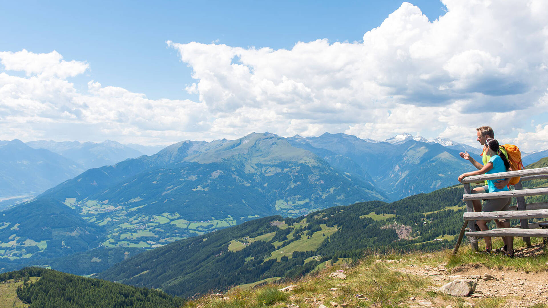 AAT am Tschierweger Nock Blick zur Reisseckgruppe