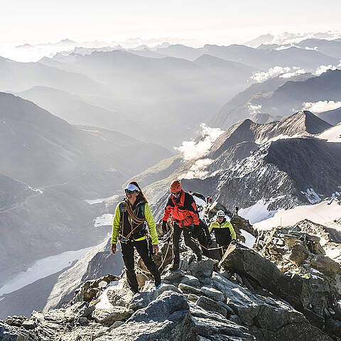 Großglockner Besteigung Zustieg Gipfel