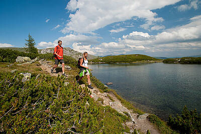 Alpe-Adria-Trail E15 Nassbodensee im Biosphaerenpark Nockberge 