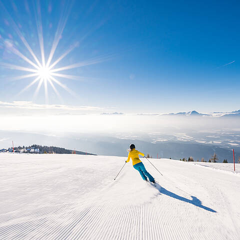 Skigenuss auf der Gerlitzen Alpe