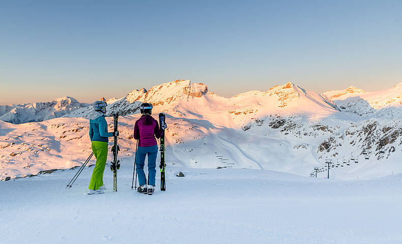 Skigenuss am Moelltaler Gletscher