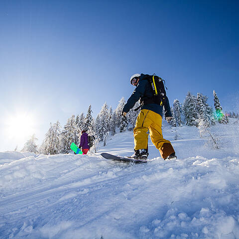 Skifahren am Goldeck