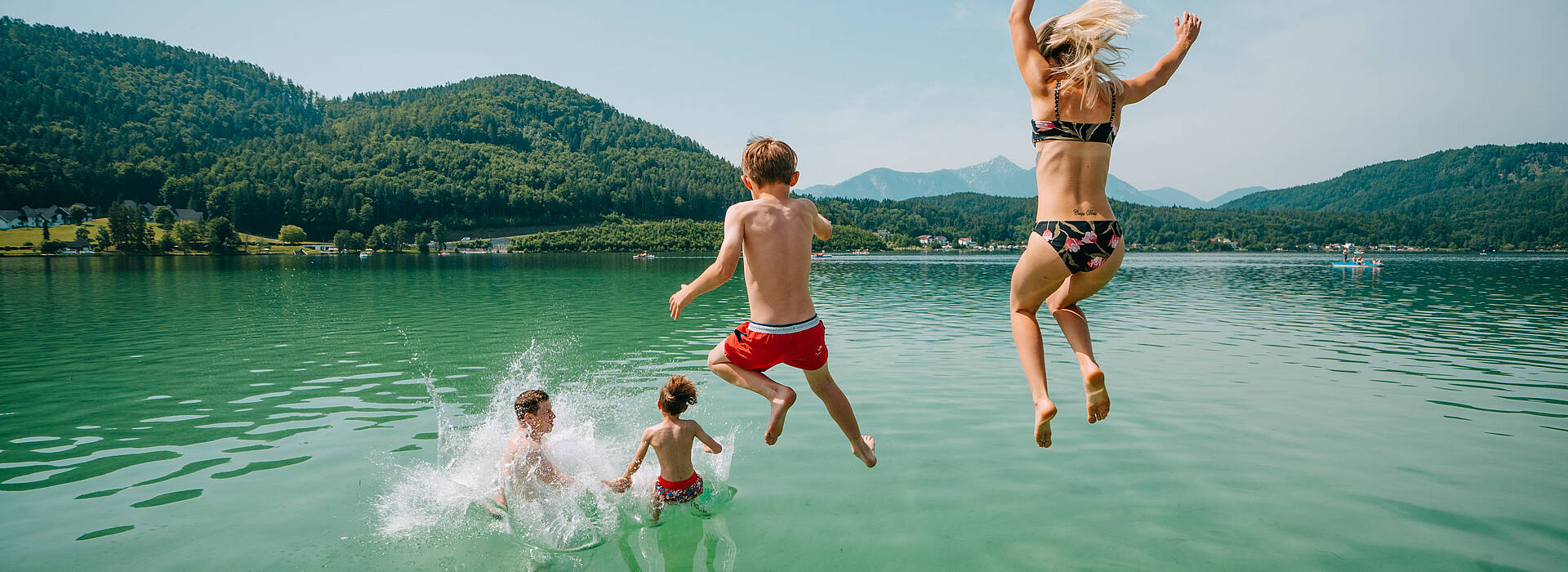 Klopeiner See - Südkärnten - Baden Familie Sommer
