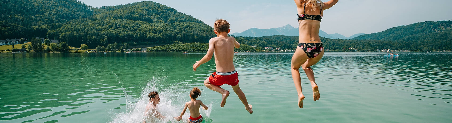 Klopeiner See - Südkärnten - Baden Familie Sommer