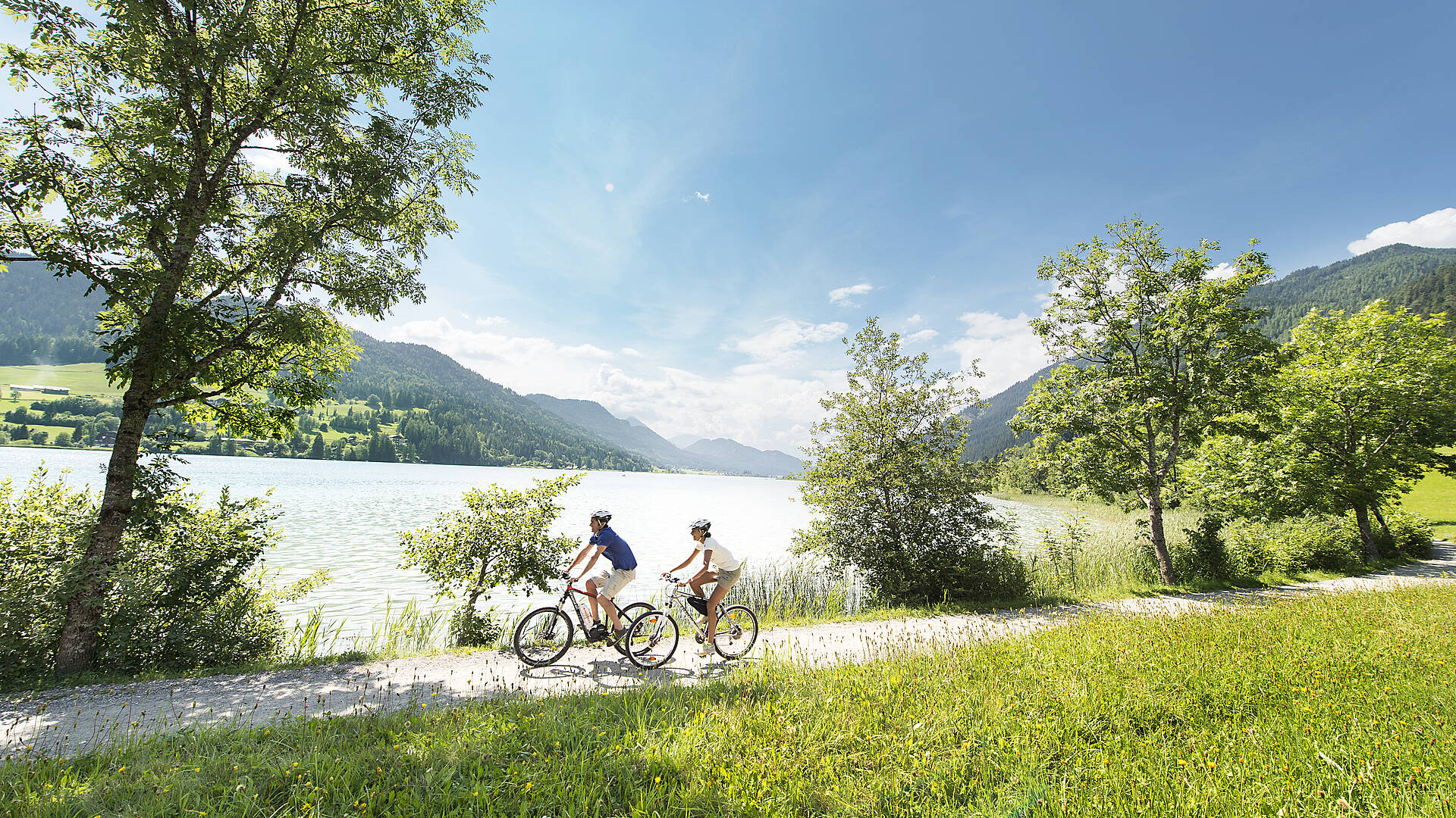 Biken am Weissensee