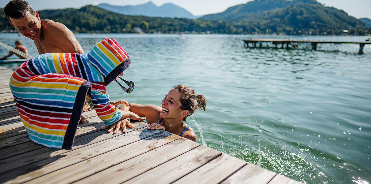 Klopeiner See Familien Badespass