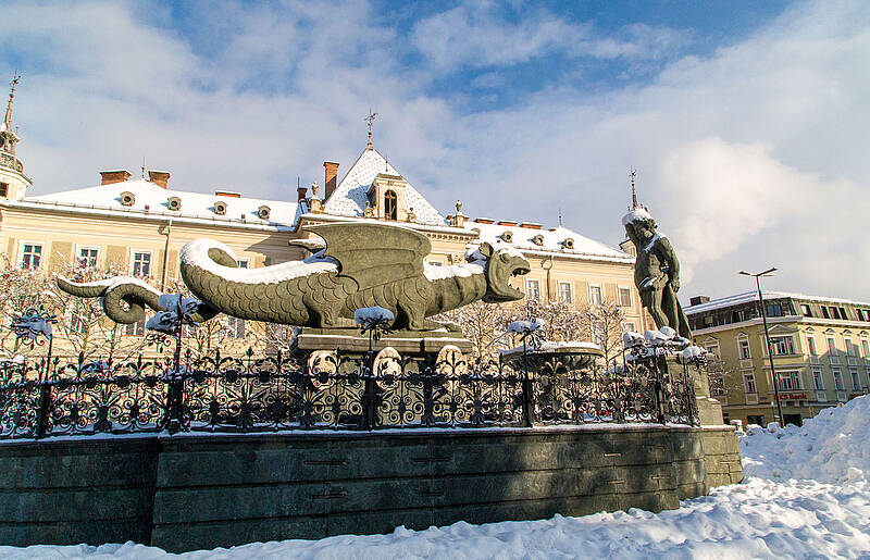 Advent Klagenfurt Highlight Winter Lindwurm
