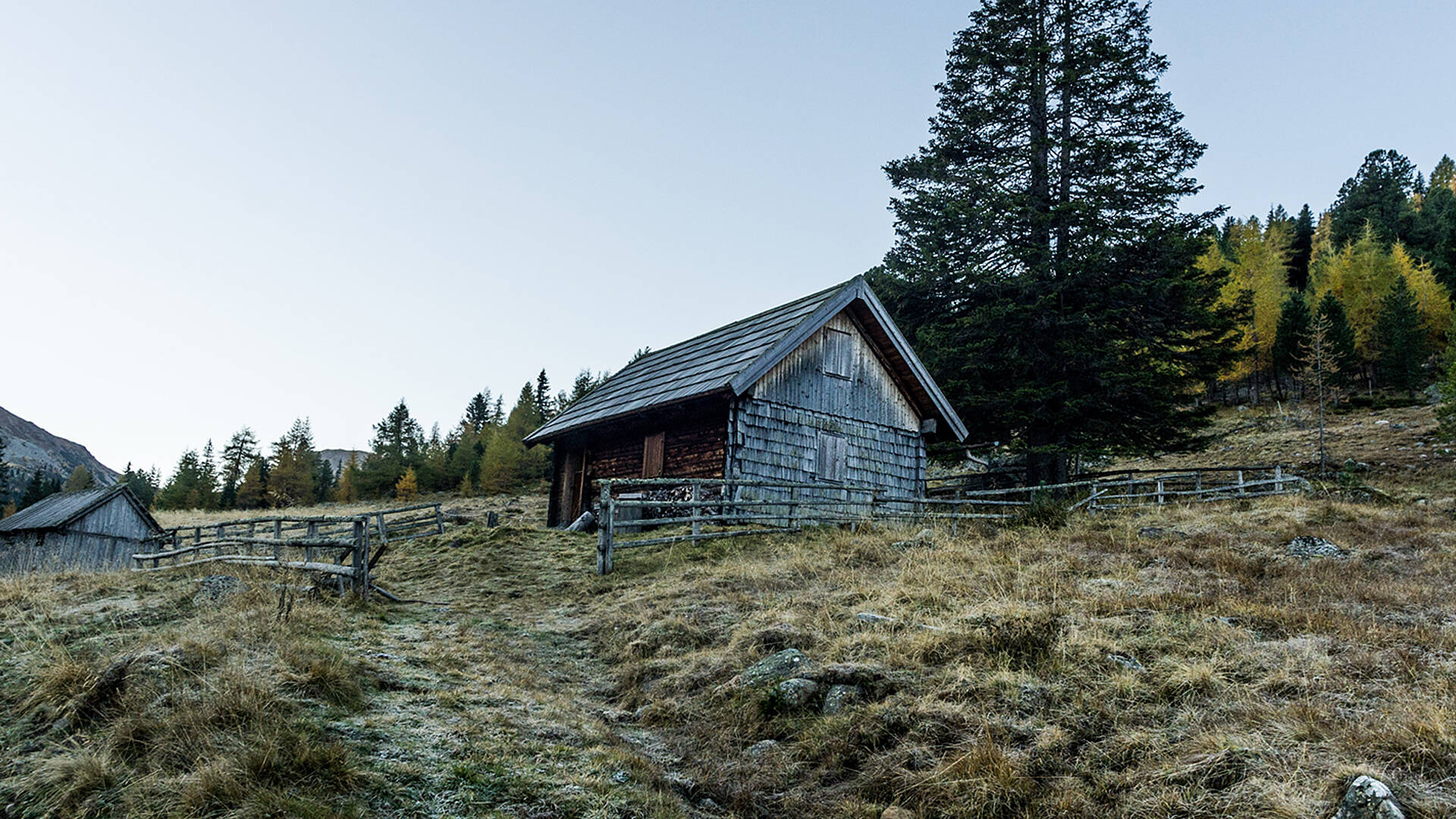 Nockberge Trail Rosaninalm in den Morgenstunden