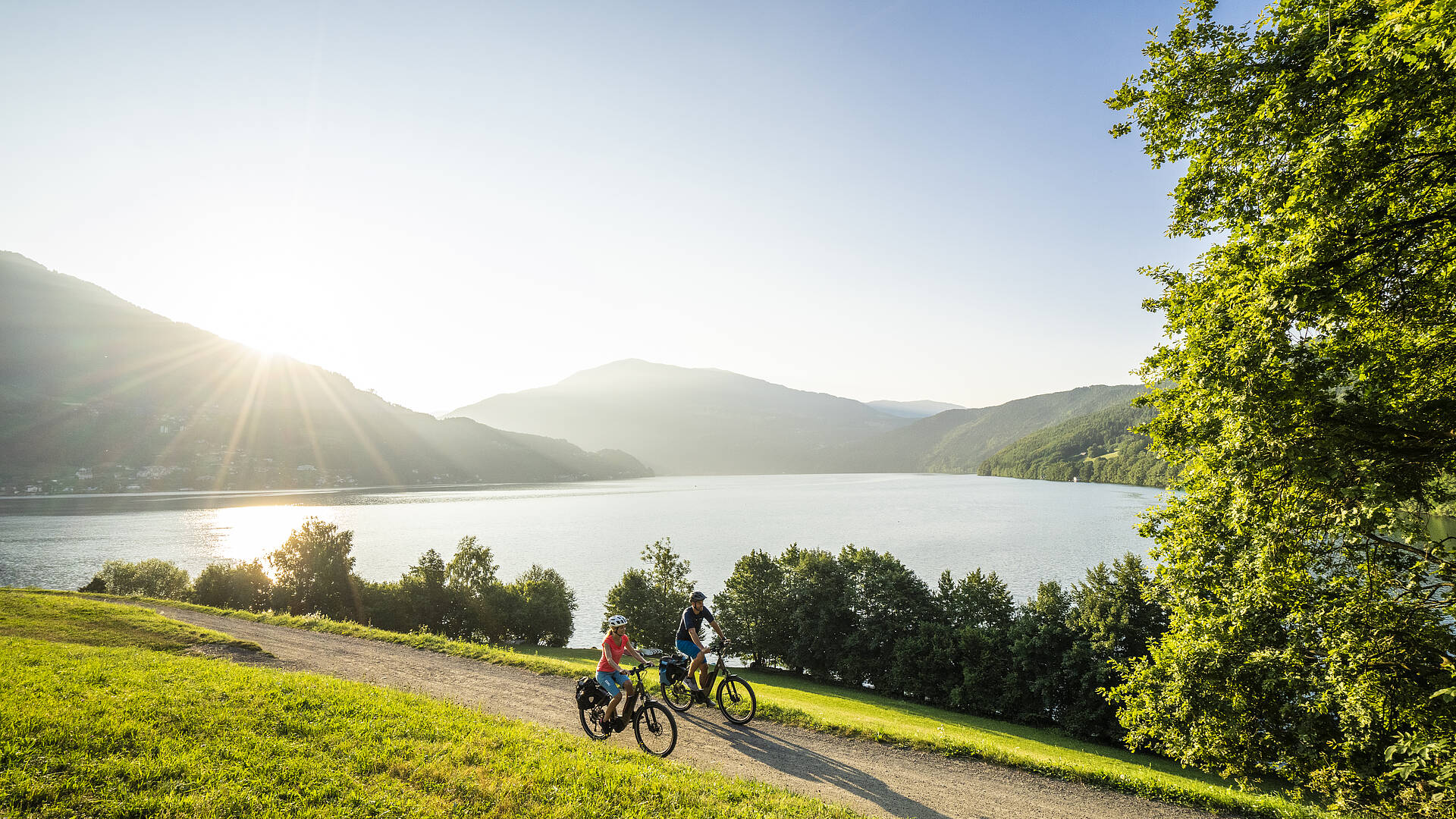 E-Biken am Millstaetter See