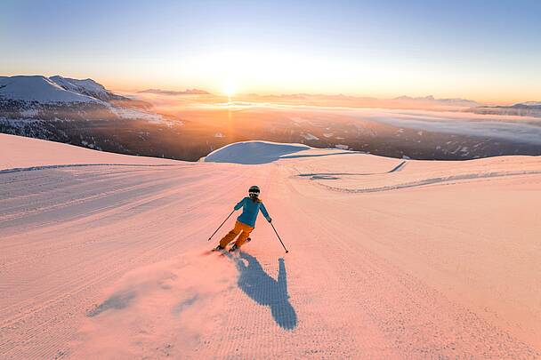 Skifahren auf der Emberger Alm