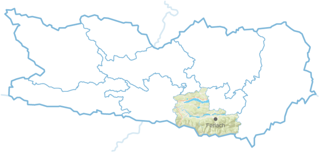 Woerthersee Rosental map