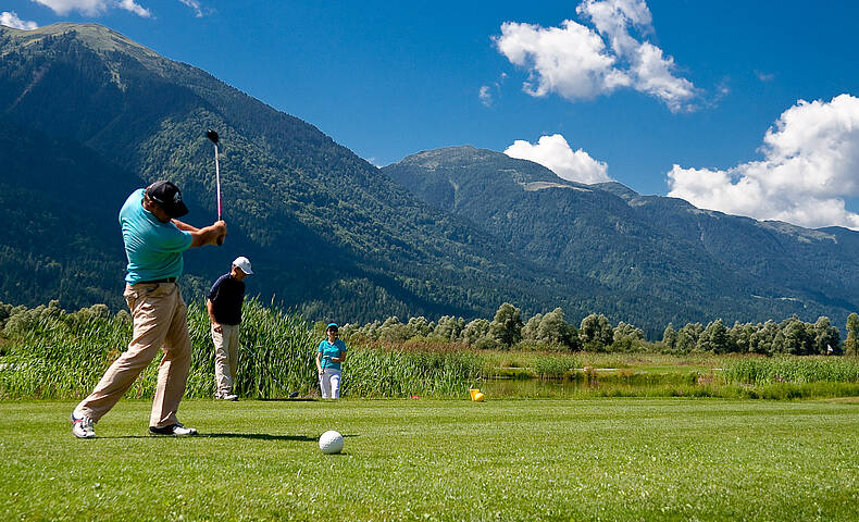 Golfen im Gailtal beim Waidegger Wirt