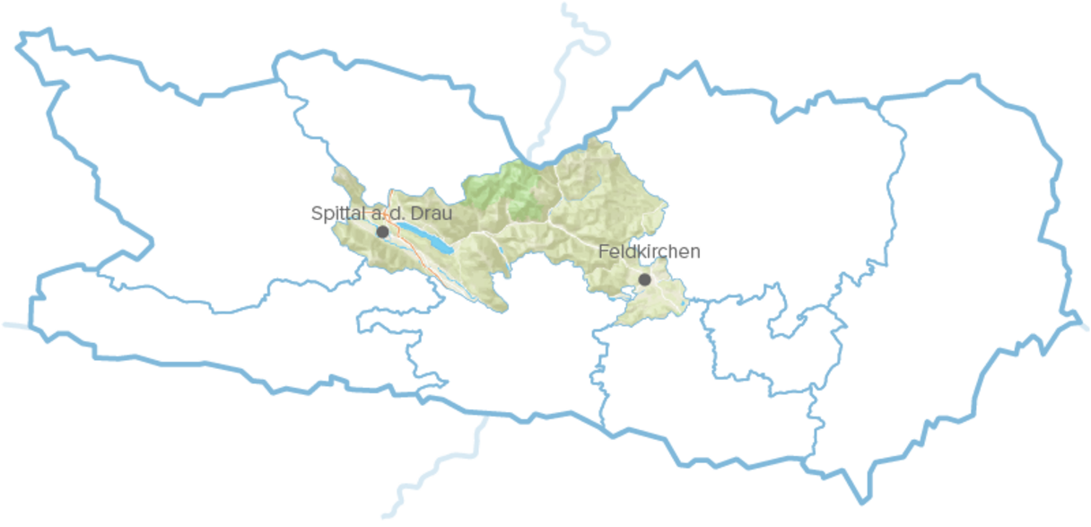 Nockberge map Nockberge map