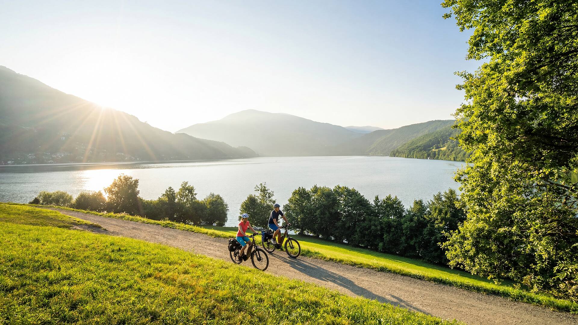 E-Biken am Millstaetter See