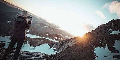 Großglockner Besteigung Sonnenuntergang