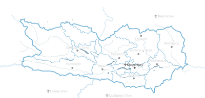 Kärnten Karte map