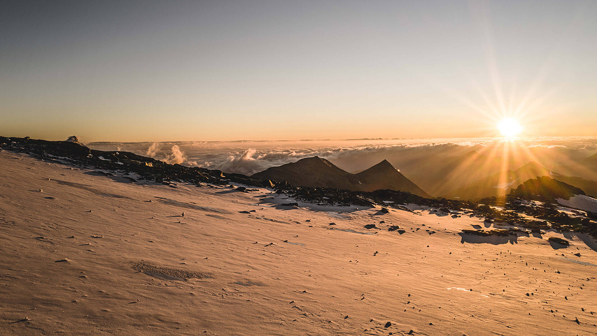 Großglockner Besteigung Sonnenaufgang